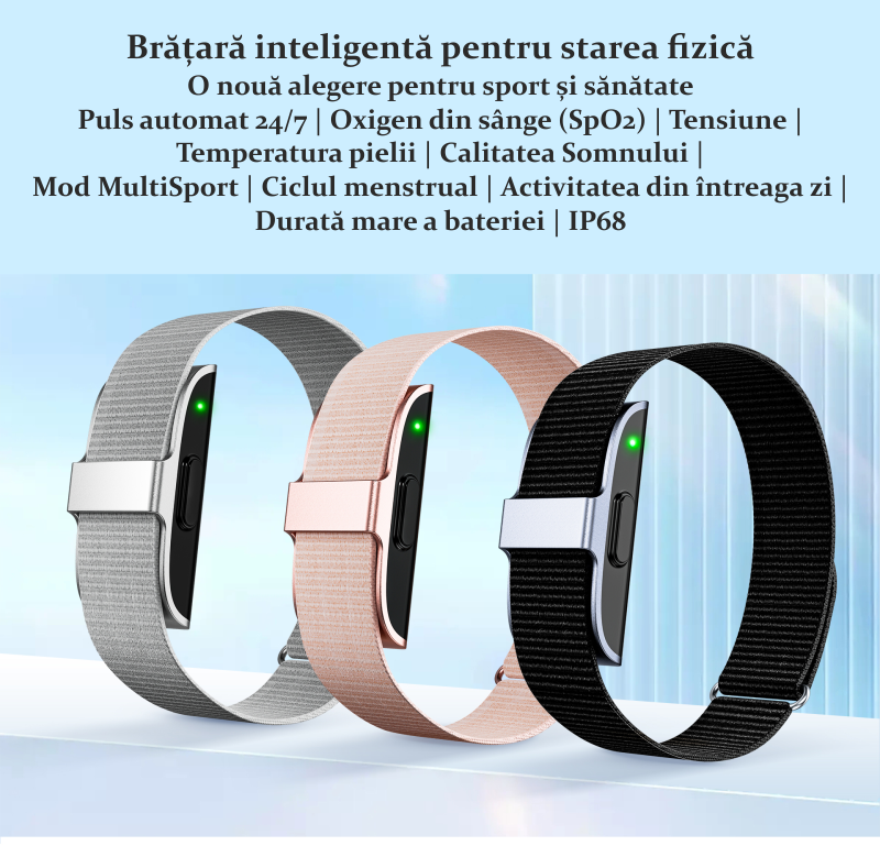 Caracteristicile brățării inteligente CalmTotal