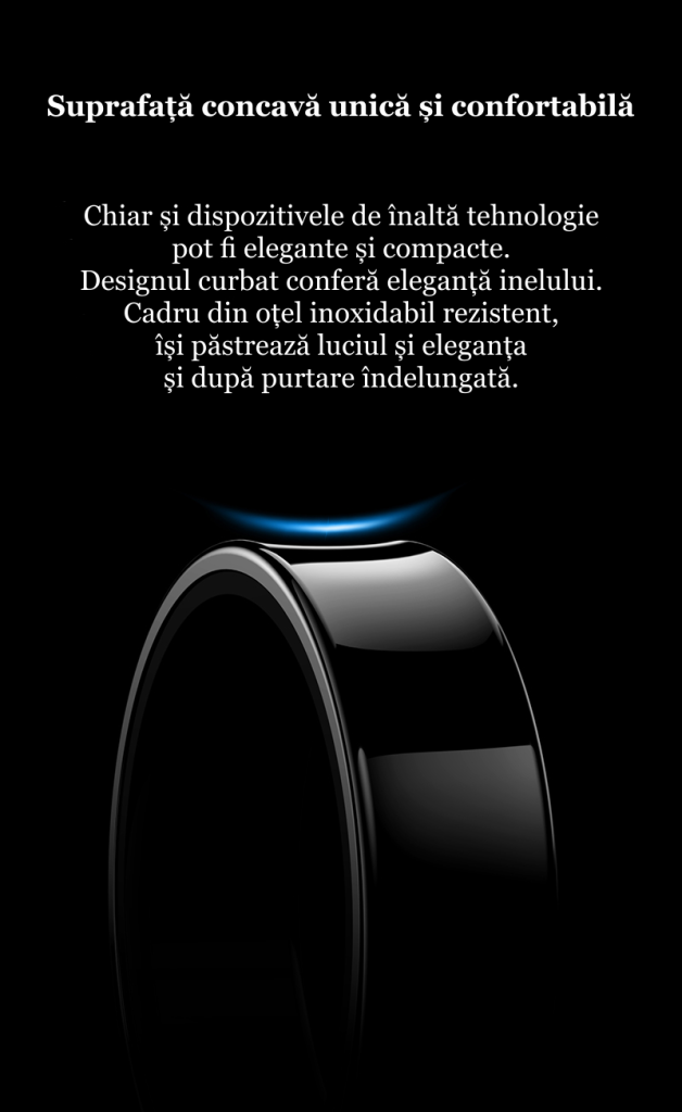 Design curbat al inelului inteligent CalmTotal Q9
